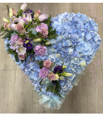 Hydrangea Heart funerals Flowers